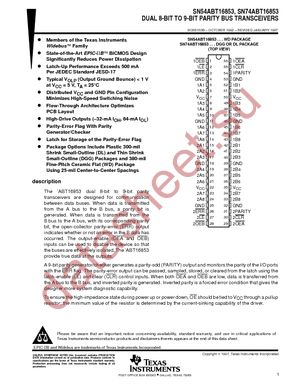 74ABT16853DGGRG4 datasheet  